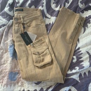 Ralph Lauren Black Label NWT Khaki Zipper Cargo